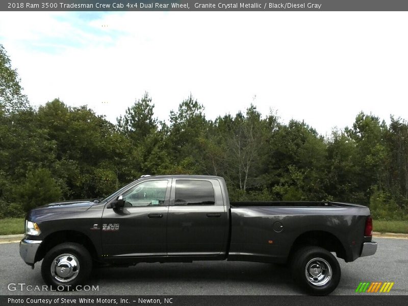 Granite Crystal Metallic / Black/Diesel Gray 2018 Ram 3500 Tradesman Crew Cab 4x4 Dual Rear Wheel