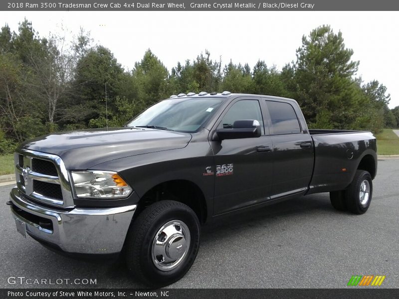 Granite Crystal Metallic / Black/Diesel Gray 2018 Ram 3500 Tradesman Crew Cab 4x4 Dual Rear Wheel