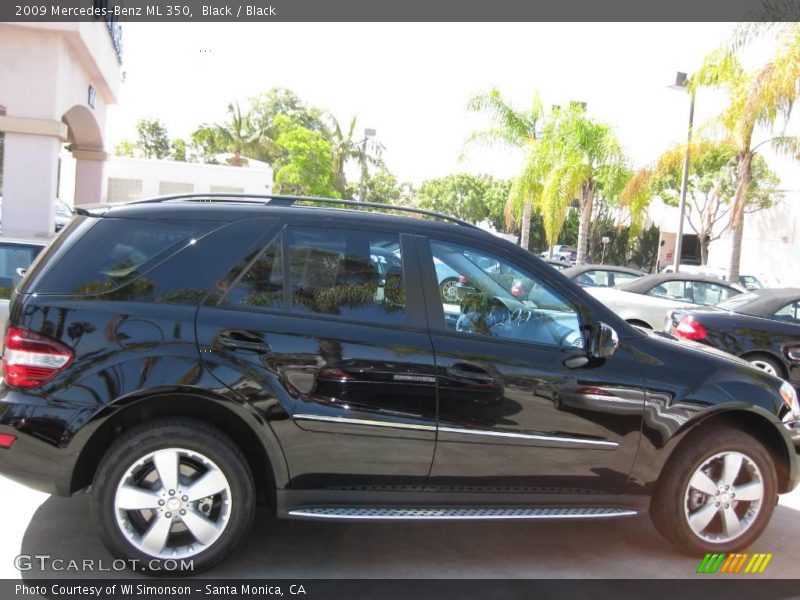 Black / Black 2009 Mercedes-Benz ML 350
