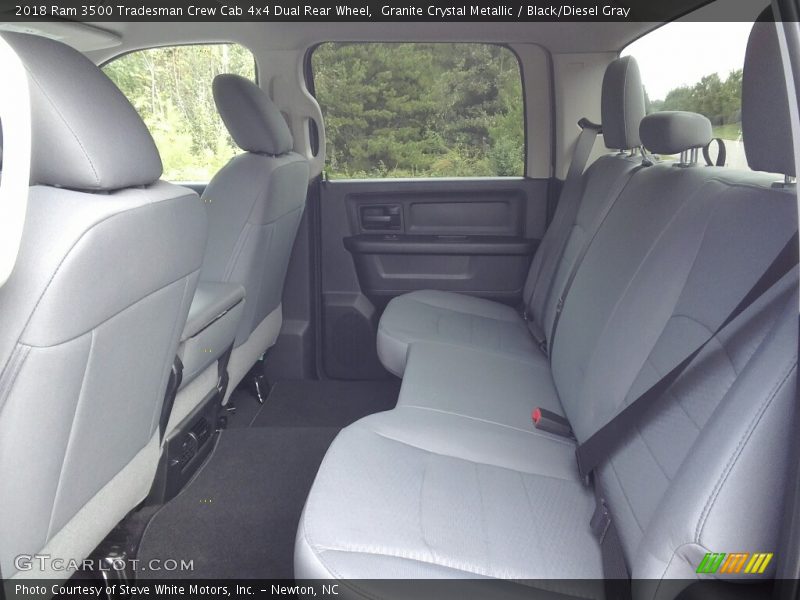 Rear Seat of 2018 3500 Tradesman Crew Cab 4x4 Dual Rear Wheel