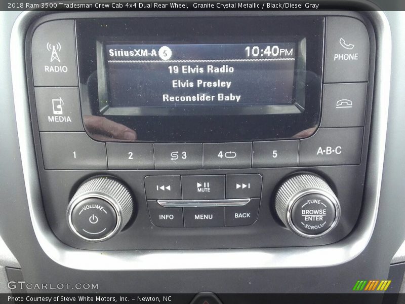 Controls of 2018 3500 Tradesman Crew Cab 4x4 Dual Rear Wheel