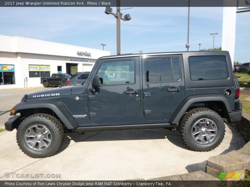 Rhino / Black 2017 Jeep Wrangler Unlimited Rubicon 4x4