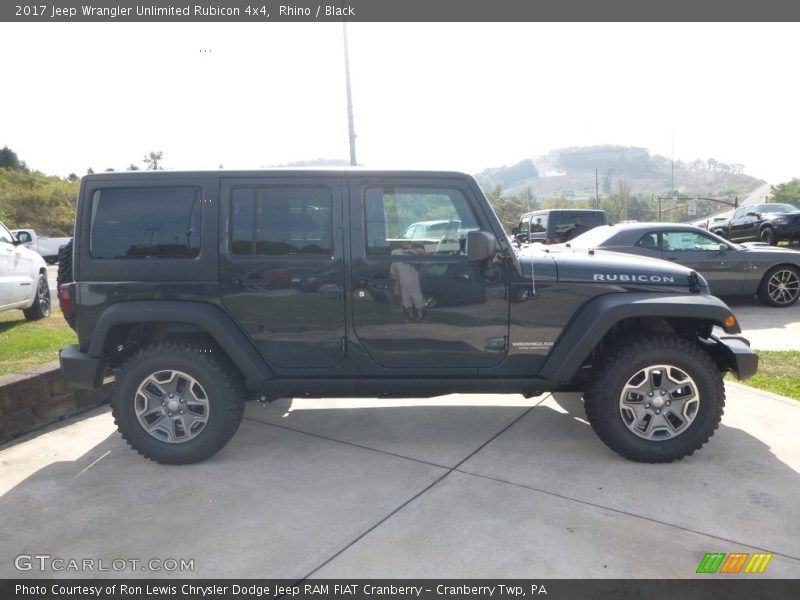 Rhino / Black 2017 Jeep Wrangler Unlimited Rubicon 4x4
