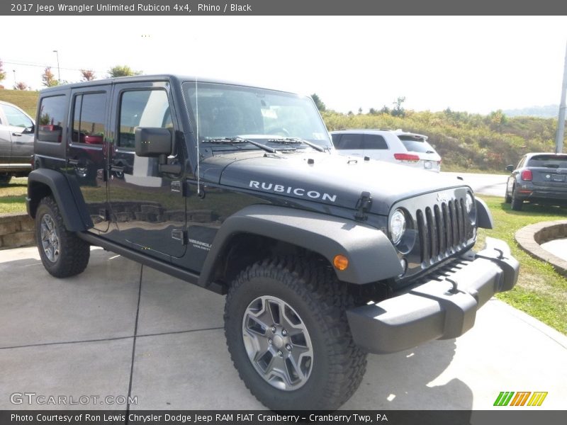 Rhino / Black 2017 Jeep Wrangler Unlimited Rubicon 4x4