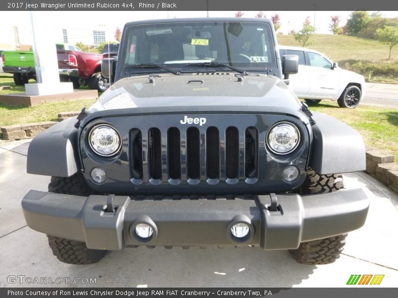 Rhino / Black 2017 Jeep Wrangler Unlimited Rubicon 4x4