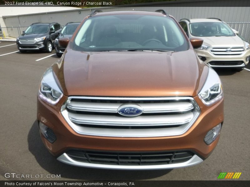 Canyon Ridge / Charcoal Black 2017 Ford Escape SE 4WD