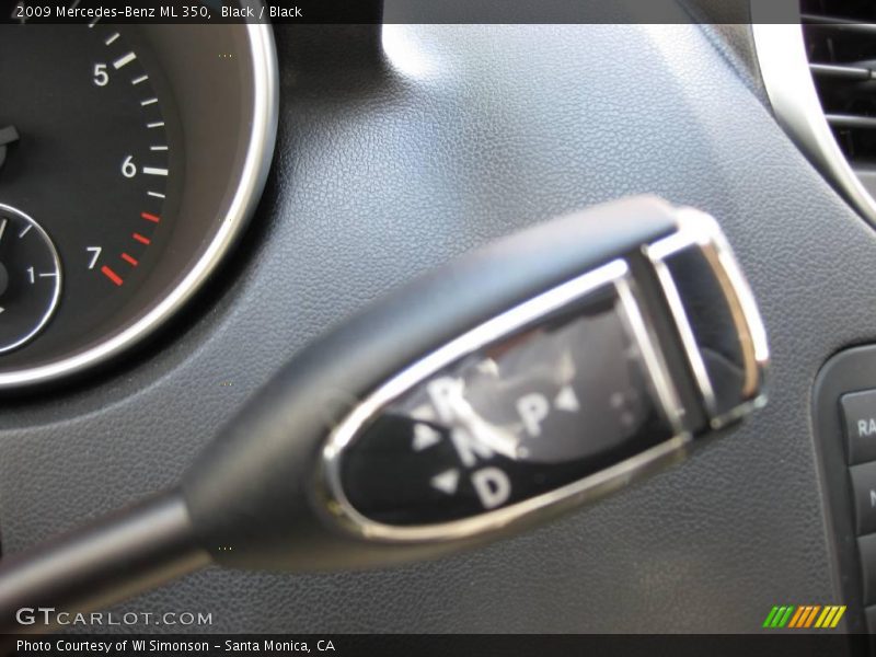 Black / Black 2009 Mercedes-Benz ML 350