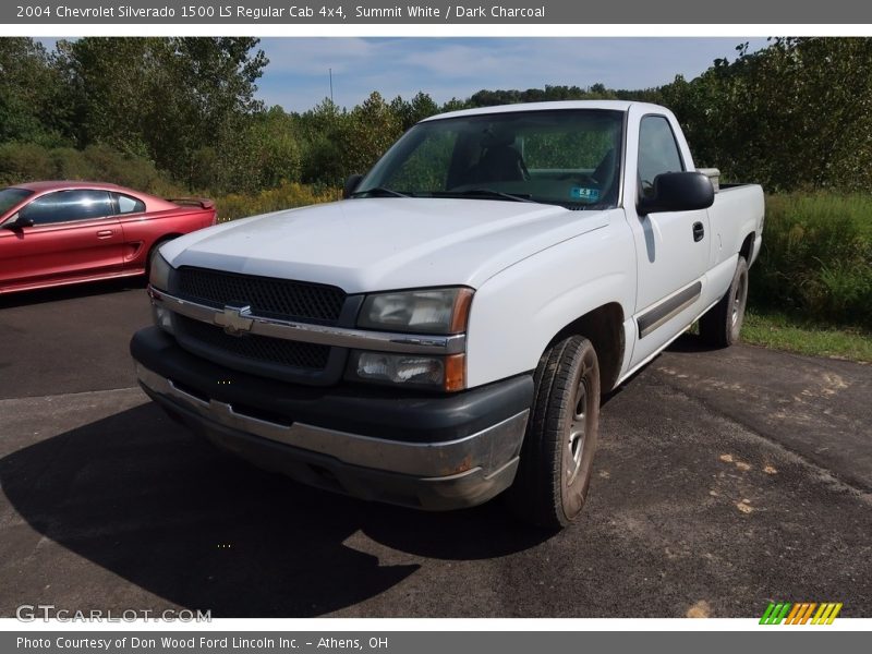 Summit White / Dark Charcoal 2004 Chevrolet Silverado 1500 LS Regular Cab 4x4