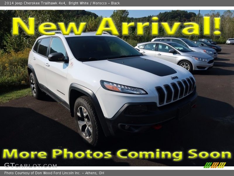 Bright White / Morocco - Black 2014 Jeep Cherokee Trailhawk 4x4