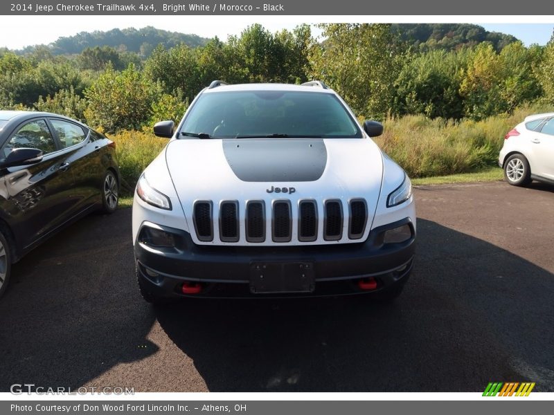 Bright White / Morocco - Black 2014 Jeep Cherokee Trailhawk 4x4