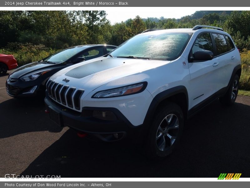 Bright White / Morocco - Black 2014 Jeep Cherokee Trailhawk 4x4