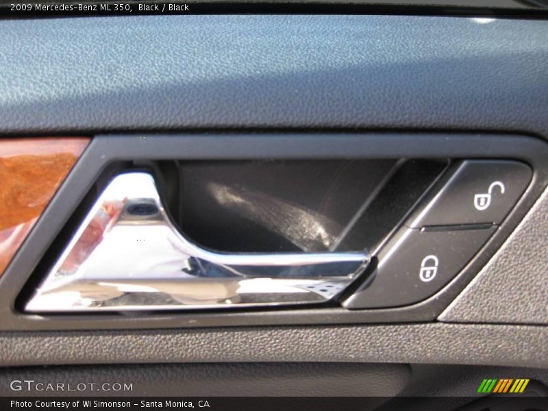 Black / Black 2009 Mercedes-Benz ML 350