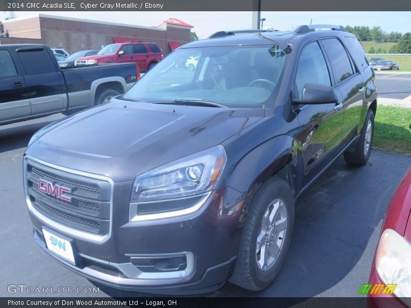 Cyber Gray Metallic / Ebony 2014 GMC Acadia SLE