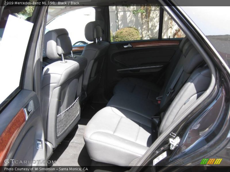 Black / Black 2009 Mercedes-Benz ML 350