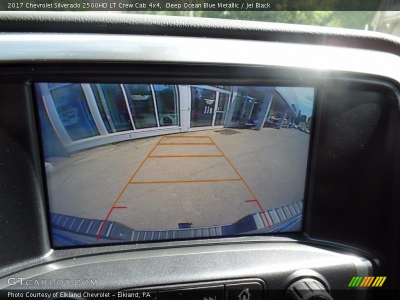 Deep Ocean Blue Metallic / Jet Black 2017 Chevrolet Silverado 2500HD LT Crew Cab 4x4