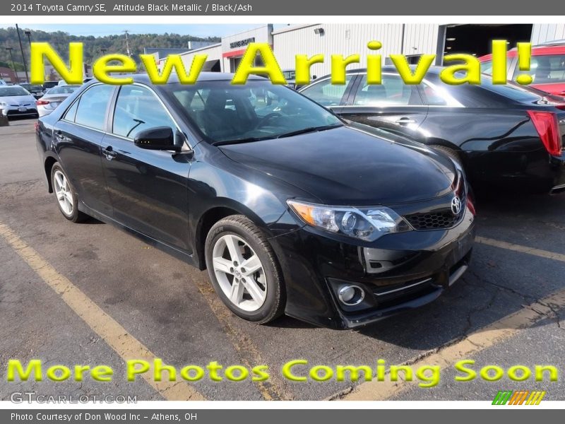 Attitude Black Metallic / Black/Ash 2014 Toyota Camry SE