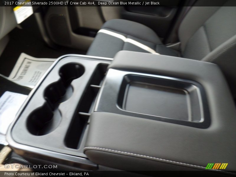 Deep Ocean Blue Metallic / Jet Black 2017 Chevrolet Silverado 2500HD LT Crew Cab 4x4