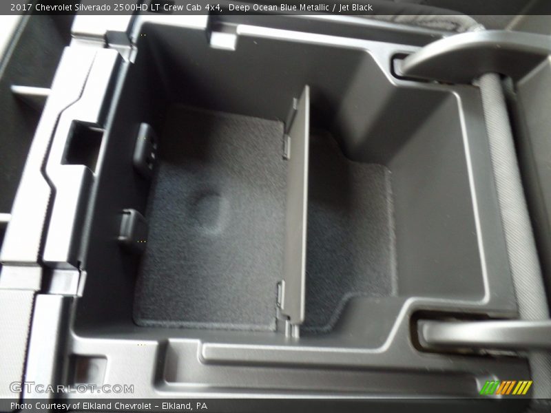 Deep Ocean Blue Metallic / Jet Black 2017 Chevrolet Silverado 2500HD LT Crew Cab 4x4