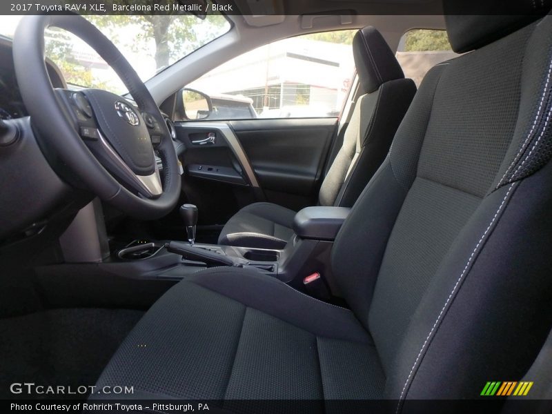 Barcelona Red Metallic / Black 2017 Toyota RAV4 XLE