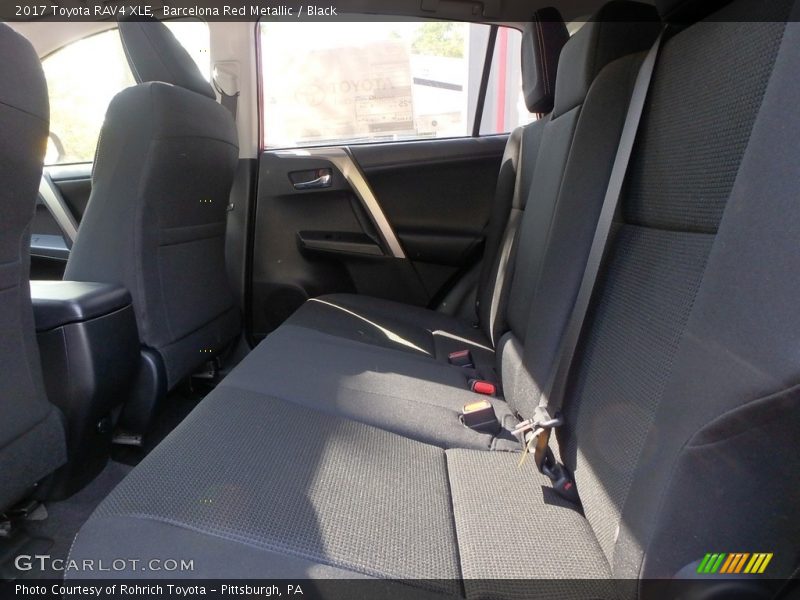 Barcelona Red Metallic / Black 2017 Toyota RAV4 XLE