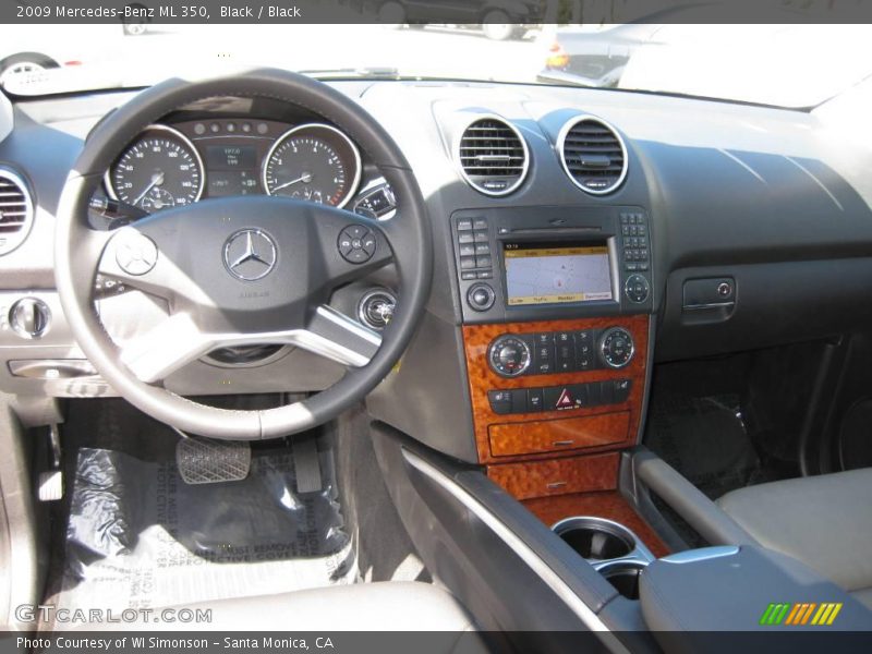 Black / Black 2009 Mercedes-Benz ML 350