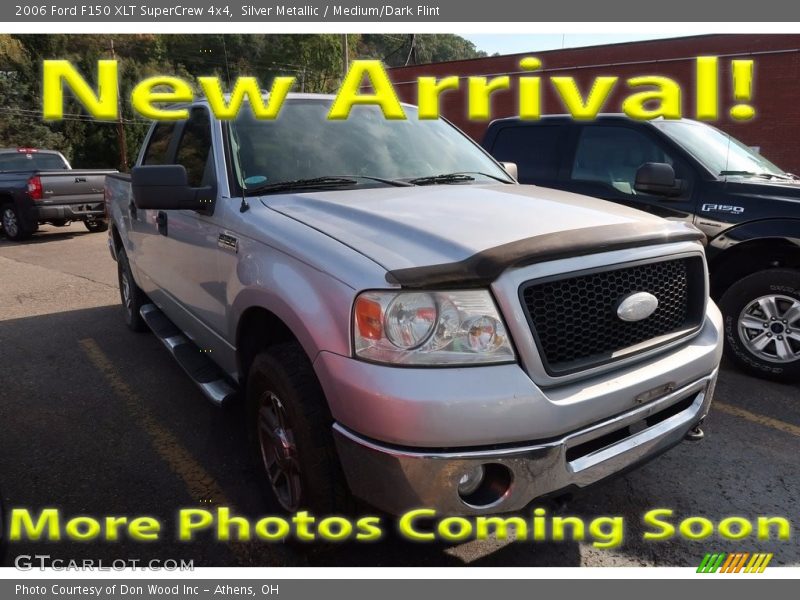 Silver Metallic / Medium/Dark Flint 2006 Ford F150 XLT SuperCrew 4x4