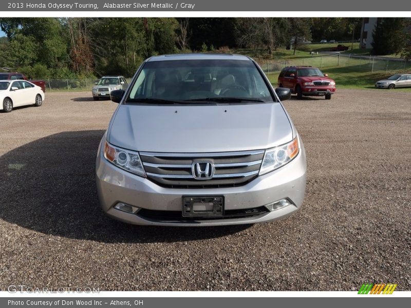 Alabaster Silver Metallic / Gray 2013 Honda Odyssey Touring