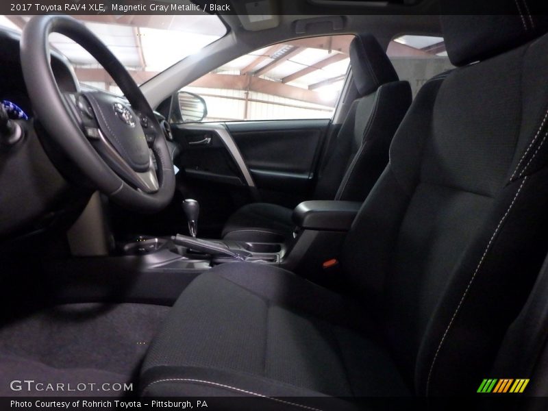 Magnetic Gray Metallic / Black 2017 Toyota RAV4 XLE