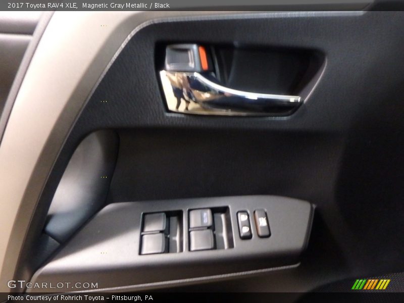 Magnetic Gray Metallic / Black 2017 Toyota RAV4 XLE