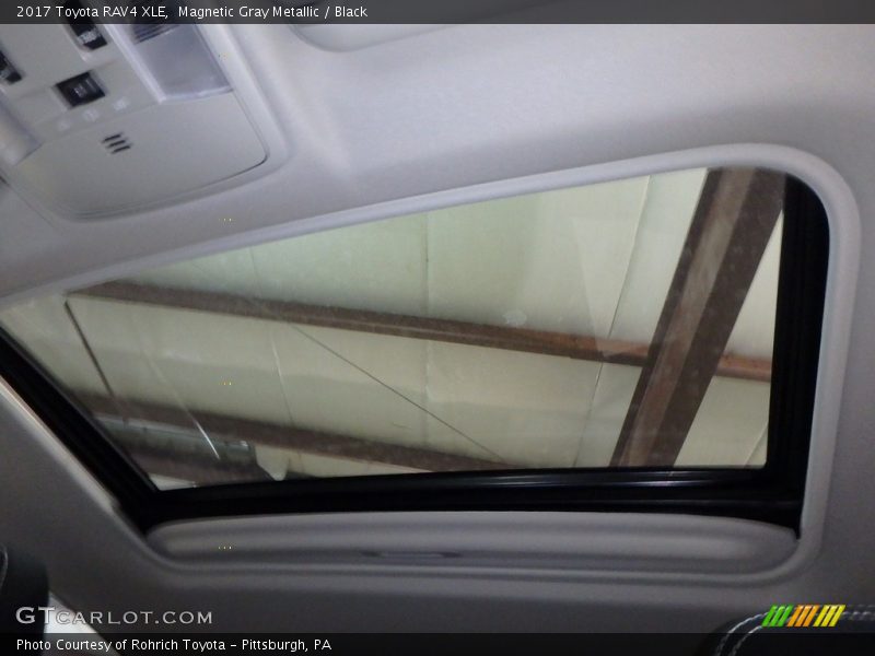 Magnetic Gray Metallic / Black 2017 Toyota RAV4 XLE