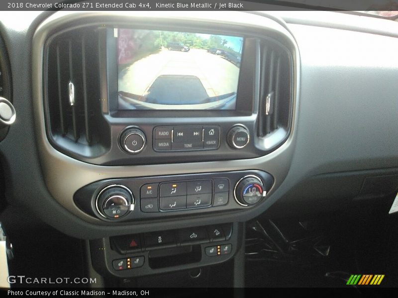 Kinetic Blue Metallic / Jet Black 2018 Chevrolet Colorado Z71 Extended Cab 4x4