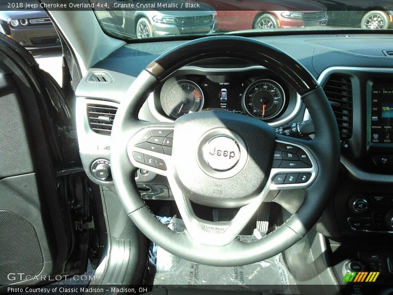 Granite Crystal Metallic / Black 2018 Jeep Cherokee Overland 4x4