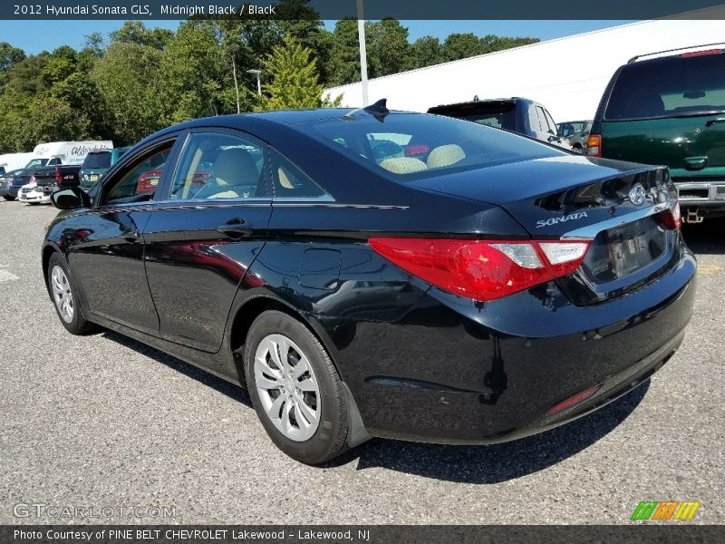Midnight Black / Black 2012 Hyundai Sonata GLS
