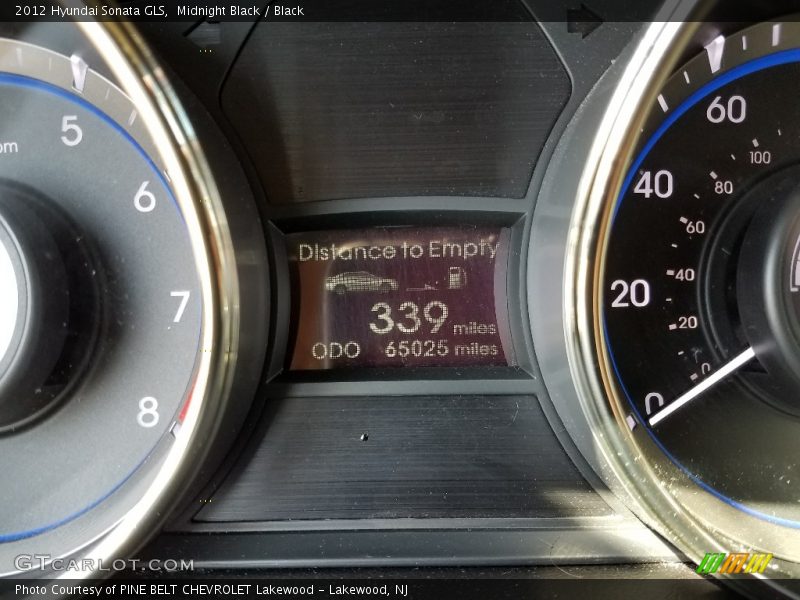 Midnight Black / Black 2012 Hyundai Sonata GLS