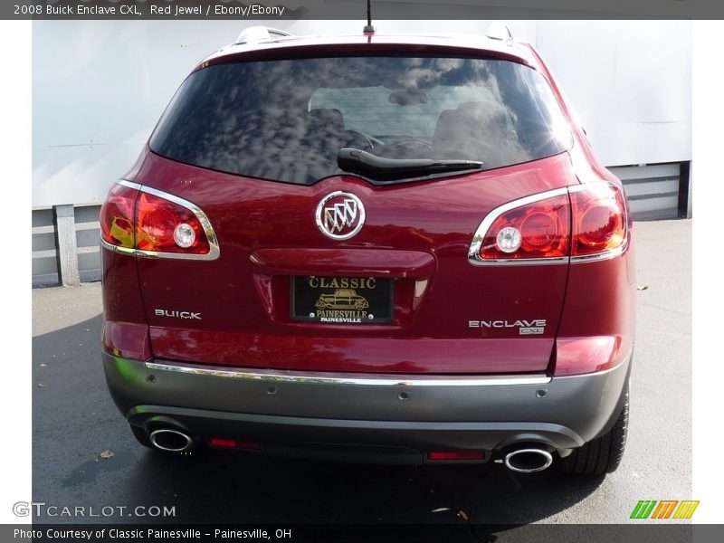 Red Jewel / Ebony/Ebony 2008 Buick Enclave CXL