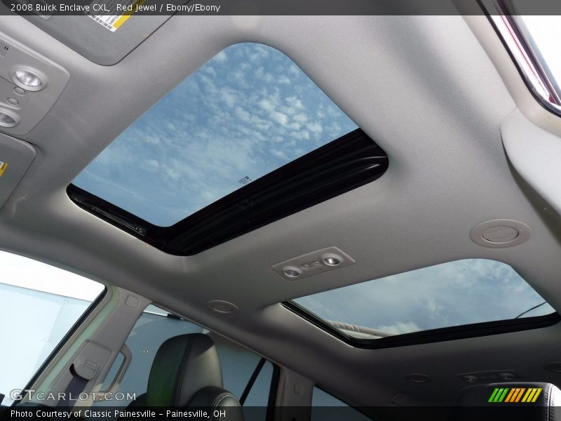 Red Jewel / Ebony/Ebony 2008 Buick Enclave CXL
