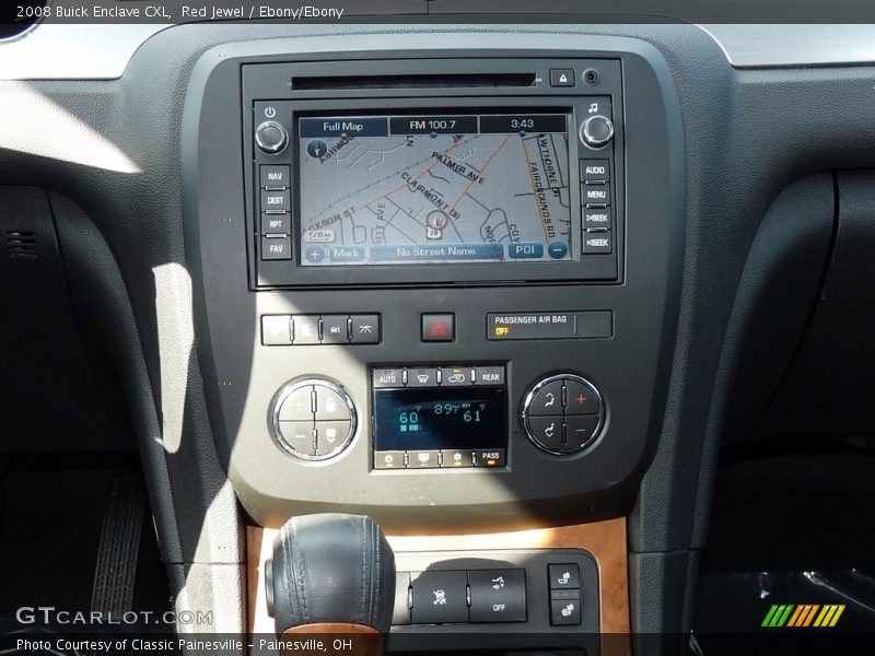 Red Jewel / Ebony/Ebony 2008 Buick Enclave CXL