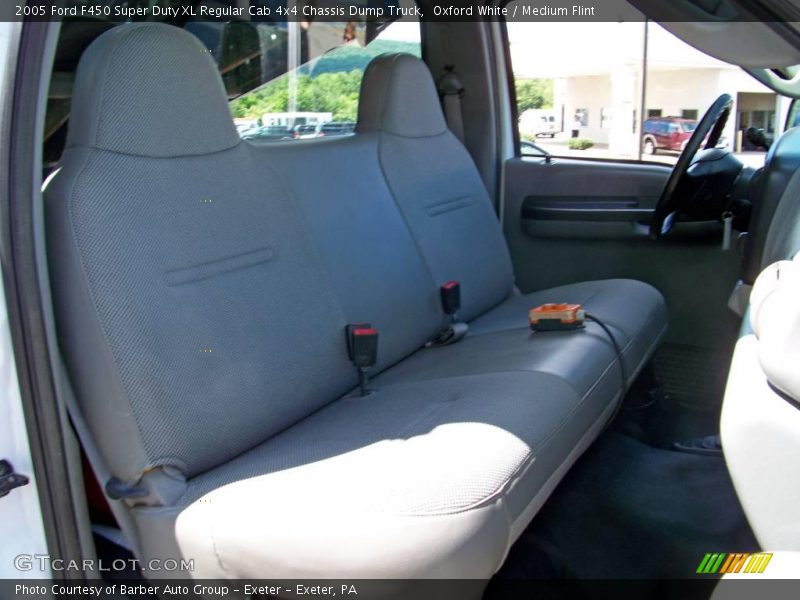 Oxford White / Medium Flint 2005 Ford F450 Super Duty XL Regular Cab 4x4 Chassis Dump Truck