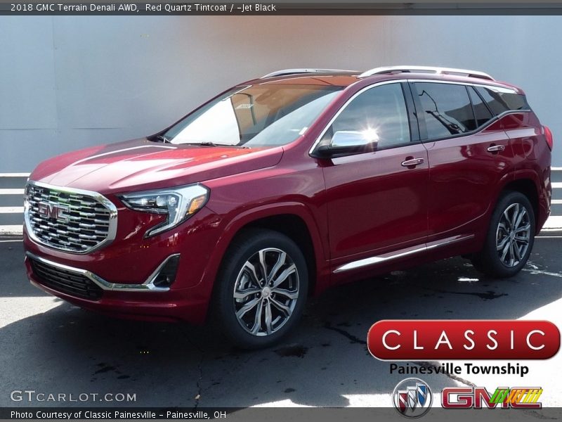 Red Quartz Tintcoat / ­Jet Black 2018 GMC Terrain Denali AWD