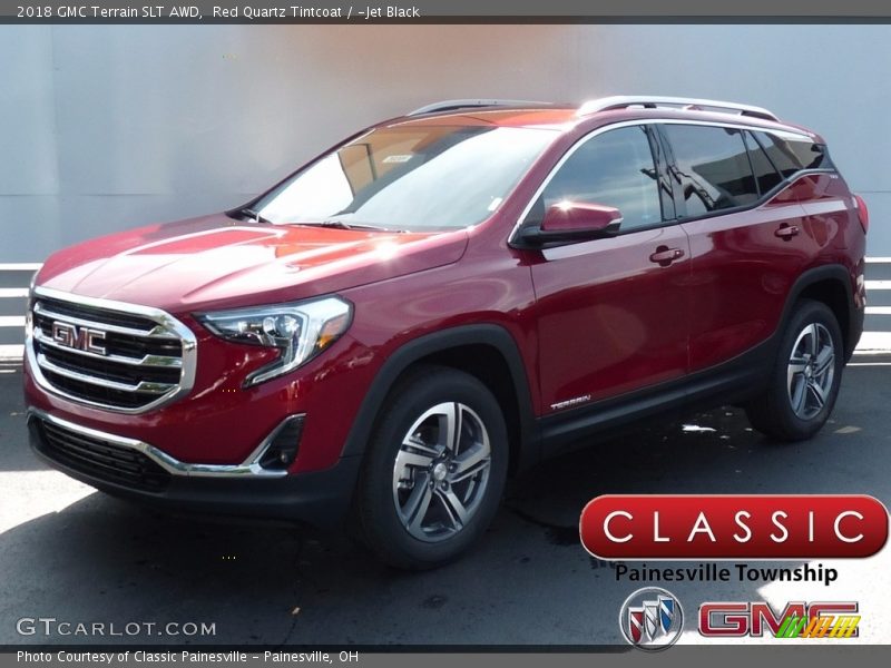 Red Quartz Tintcoat / ­Jet Black 2018 GMC Terrain SLT AWD