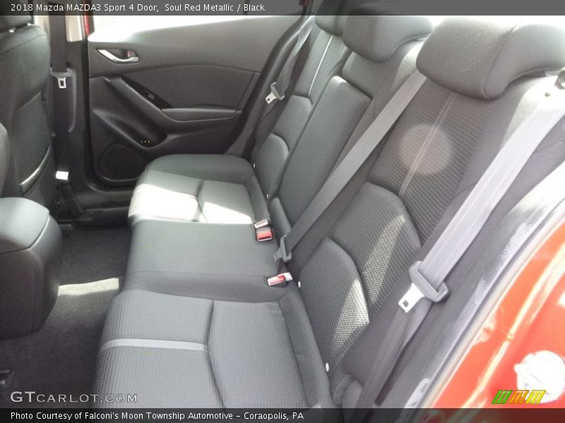 Soul Red Metallic / Black 2018 Mazda MAZDA3 Sport 4 Door