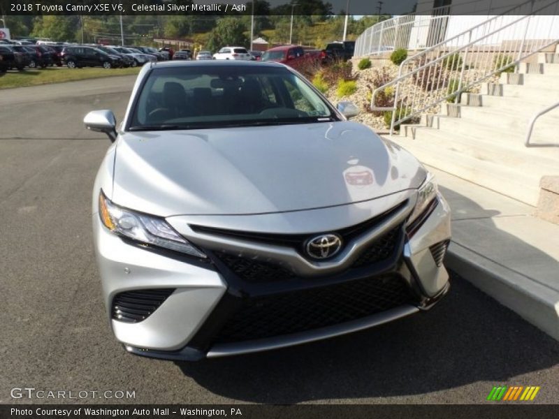 Celestial Silver Metallic / Ash 2018 Toyota Camry XSE V6