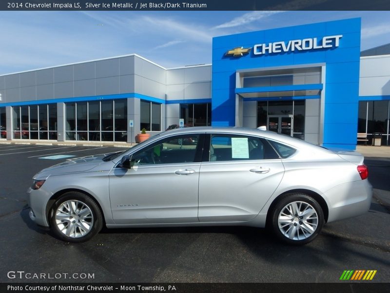 Silver Ice Metallic / Jet Black/Dark Titanium 2014 Chevrolet Impala LS