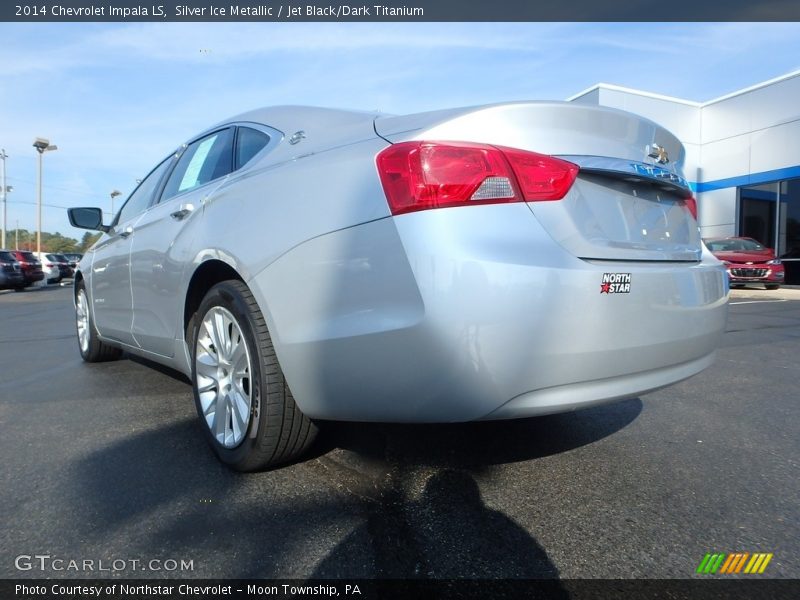 Silver Ice Metallic / Jet Black/Dark Titanium 2014 Chevrolet Impala LS