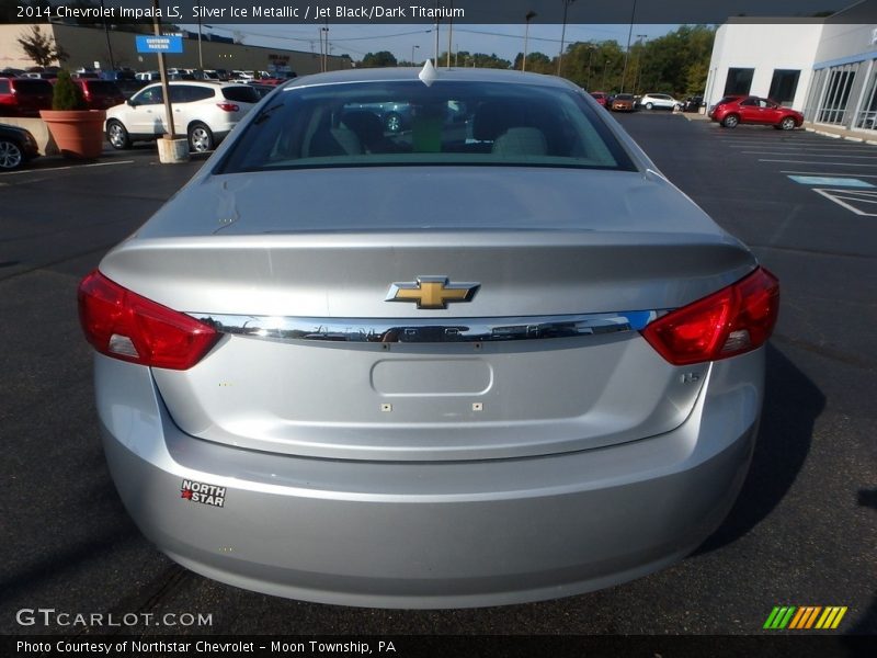 Silver Ice Metallic / Jet Black/Dark Titanium 2014 Chevrolet Impala LS