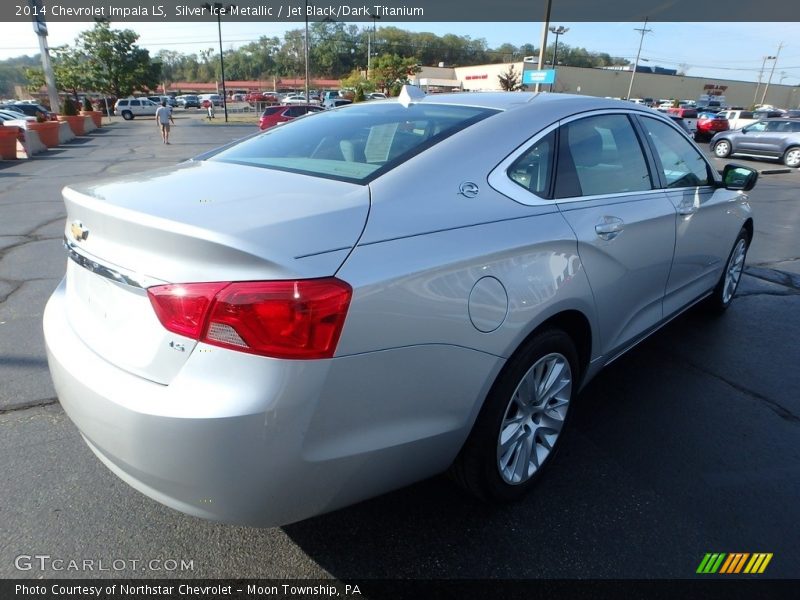 Silver Ice Metallic / Jet Black/Dark Titanium 2014 Chevrolet Impala LS