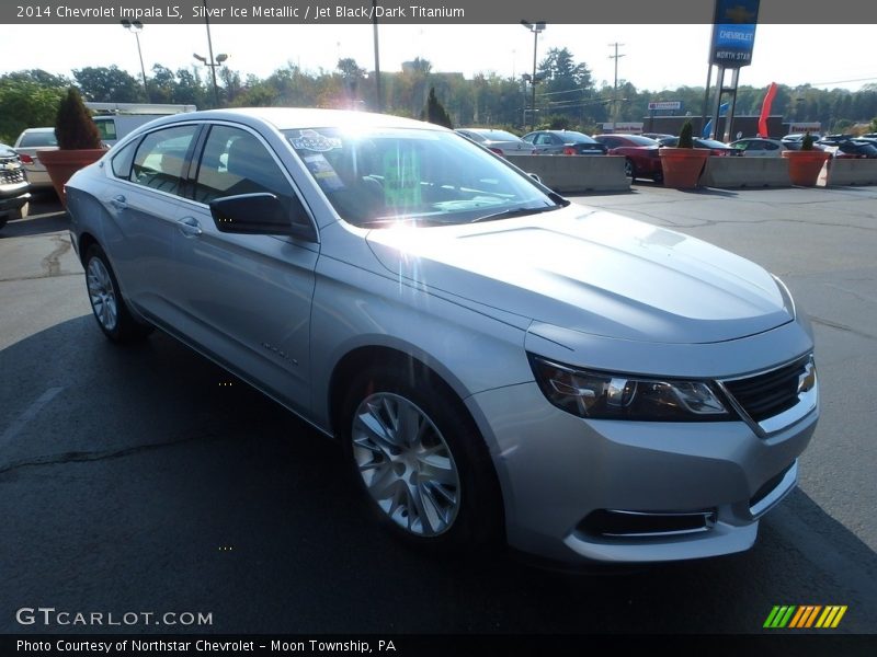 Silver Ice Metallic / Jet Black/Dark Titanium 2014 Chevrolet Impala LS