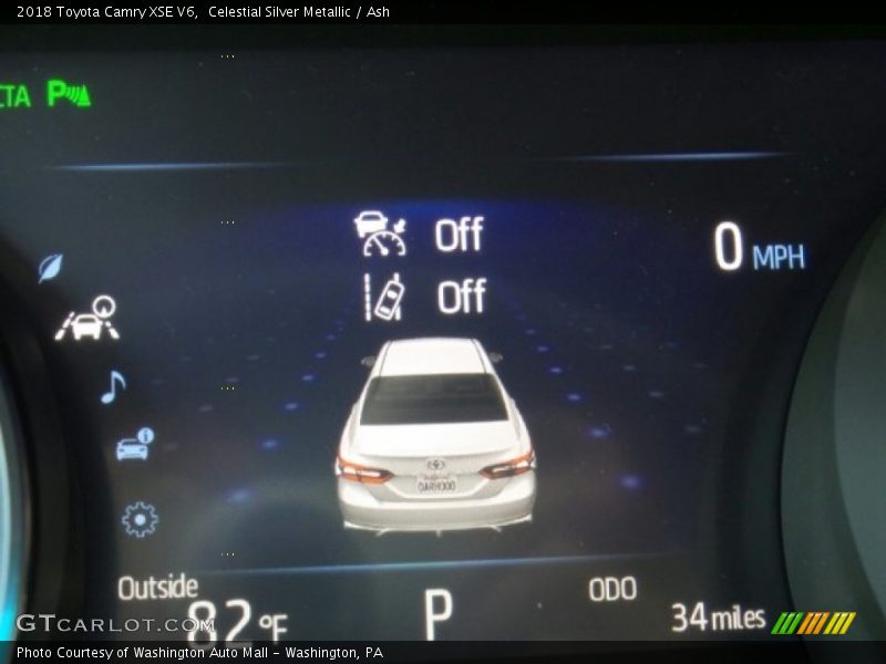 Celestial Silver Metallic / Ash 2018 Toyota Camry XSE V6