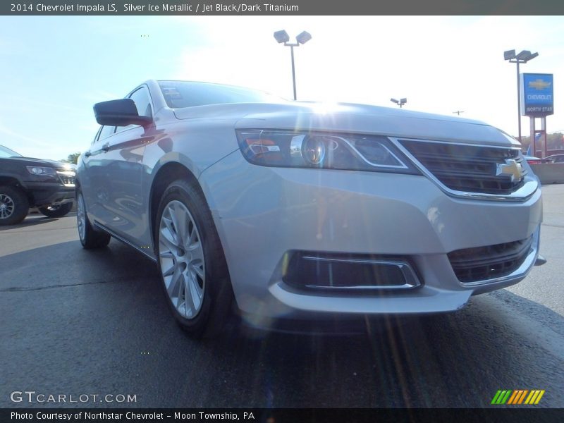 Silver Ice Metallic / Jet Black/Dark Titanium 2014 Chevrolet Impala LS