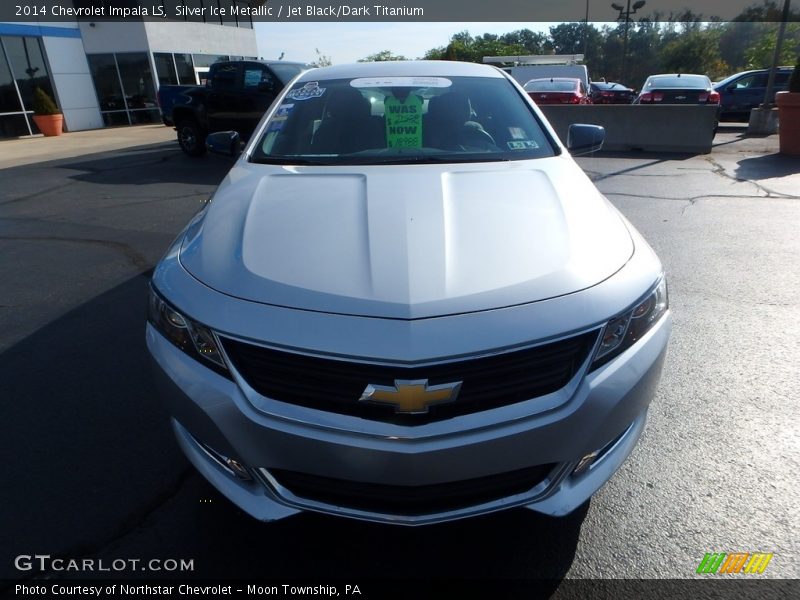 Silver Ice Metallic / Jet Black/Dark Titanium 2014 Chevrolet Impala LS